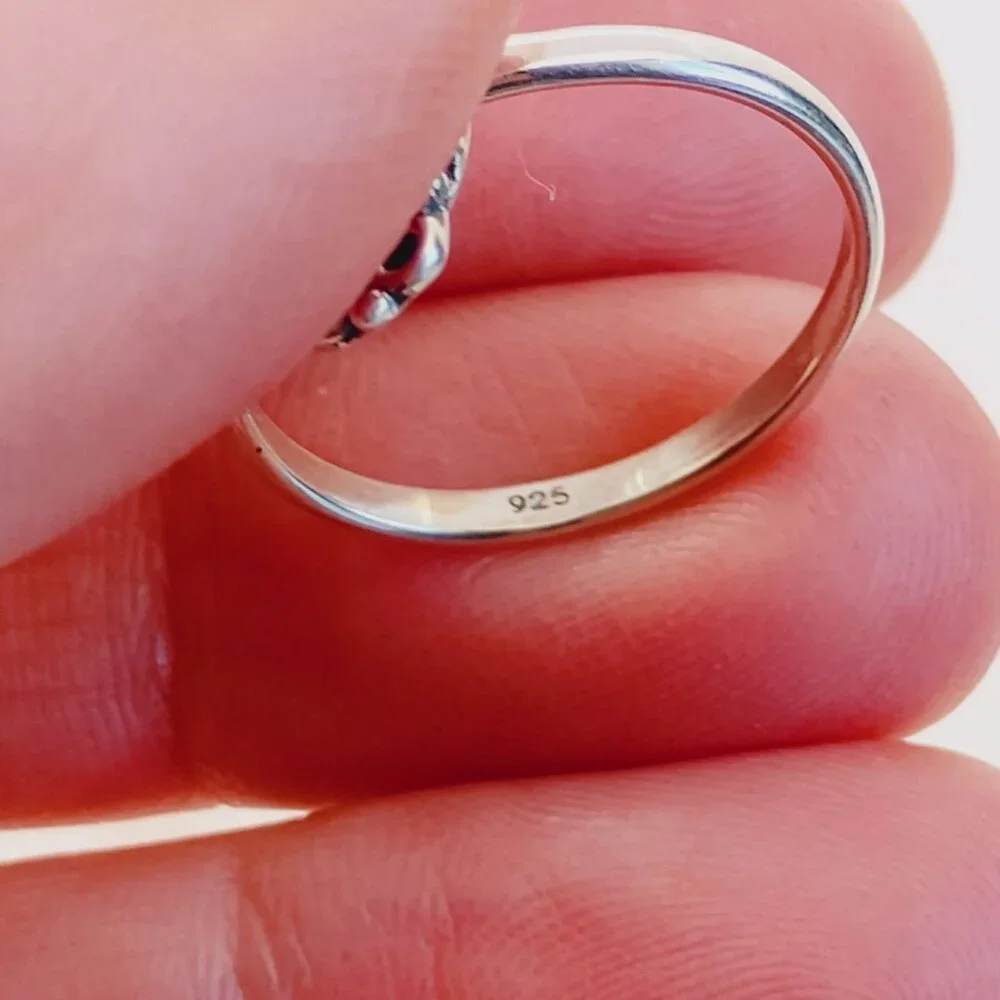 Green Emerald Valley Sterling Silver Ring Size 8.5 Southwest - Picture 5 of 8